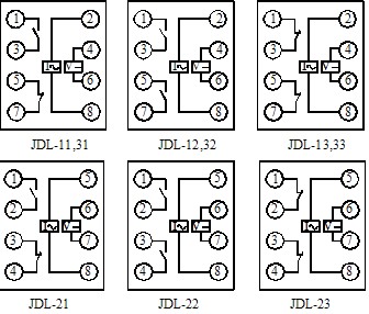 JDL-22內(nèi)部接線圖