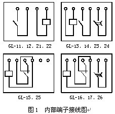 GL-22反時(shí)限過流繼電器接線圖