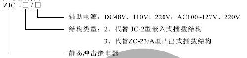 ZJC-2、ZJC-3型號分類及工作原理