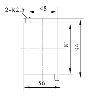 DZ-3/Z2安裝開(kāi)孔尺寸圖