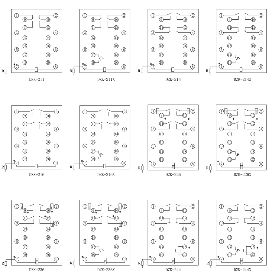 DZK-244X接線圖