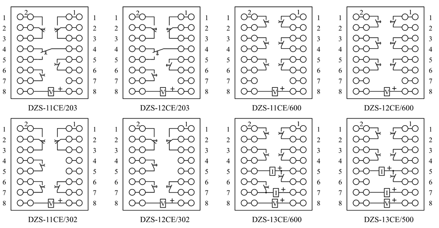 DZS-11CE/600內(nèi)部接線圖