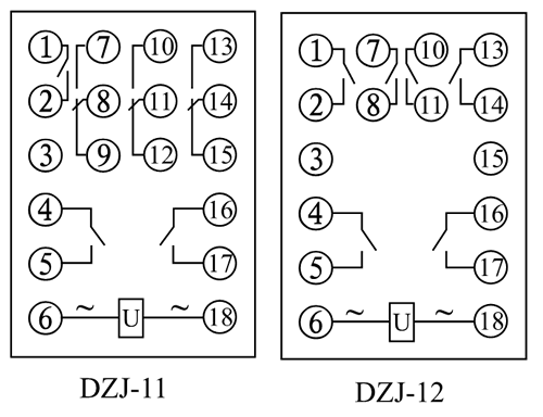 DZJ-11內(nèi)部接線圖