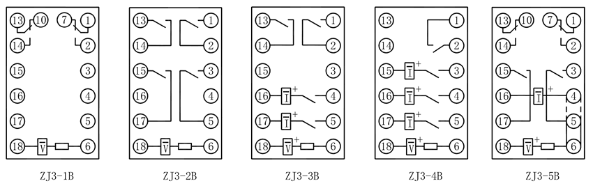 ZJ3-5B內(nèi)部接線圖