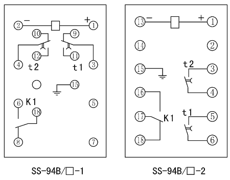 SS-94B/2-1內(nèi)部接線圖