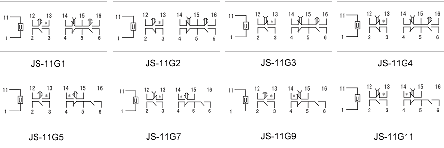 JS-11G5內(nèi)部接線圖