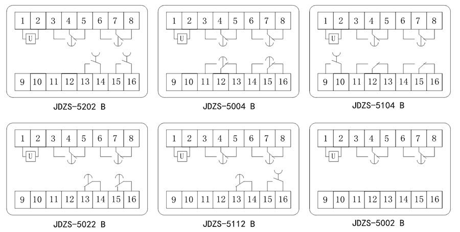 JDZS-5202B內(nèi)部接線圖