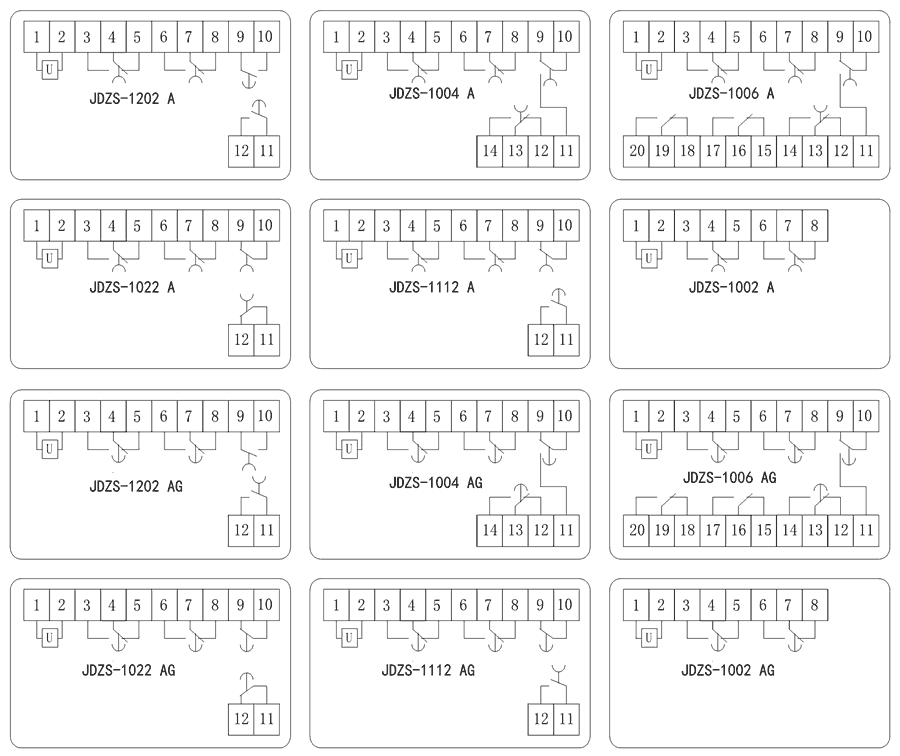 JDZS-1006A內(nèi)部接線圖