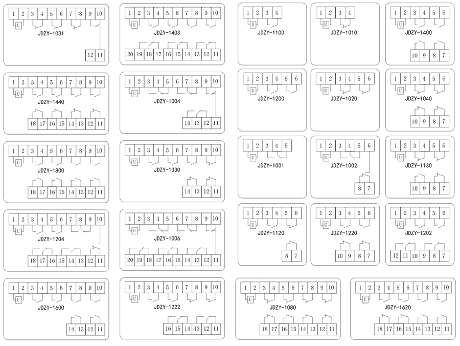 JDZY-1620內(nèi)部接線圖