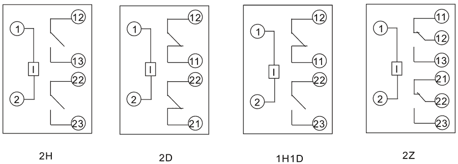 HDLN-1-1H1D-3內(nèi)部接線圖