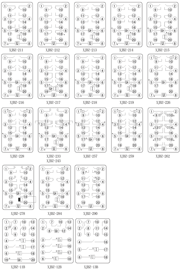 XJBZ-243內部接線圖