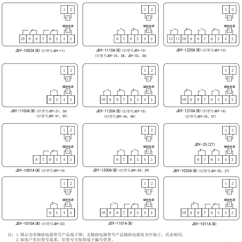 JDY-1110A內部接線圖