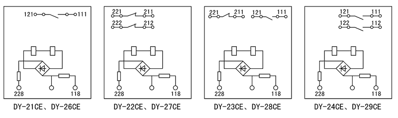 DY-28CE內(nèi)部接線圖