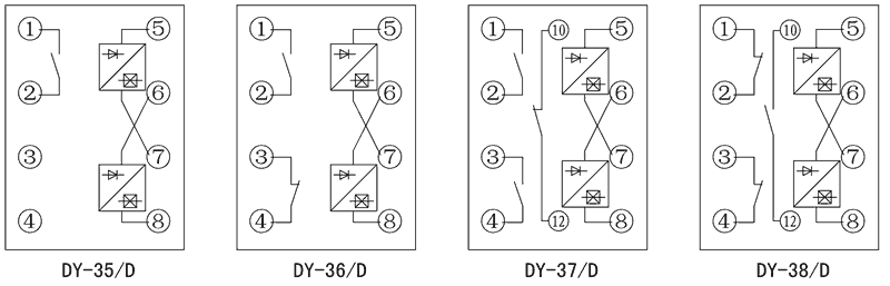 DY-35/D內(nèi)部接線圖