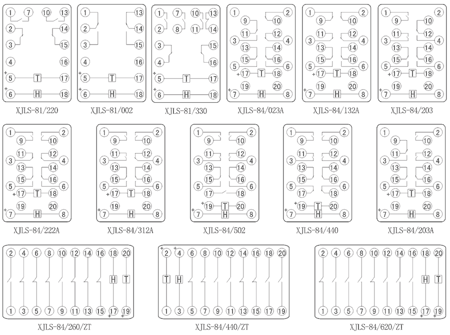 XJLS-84/502內(nèi)部接線圖