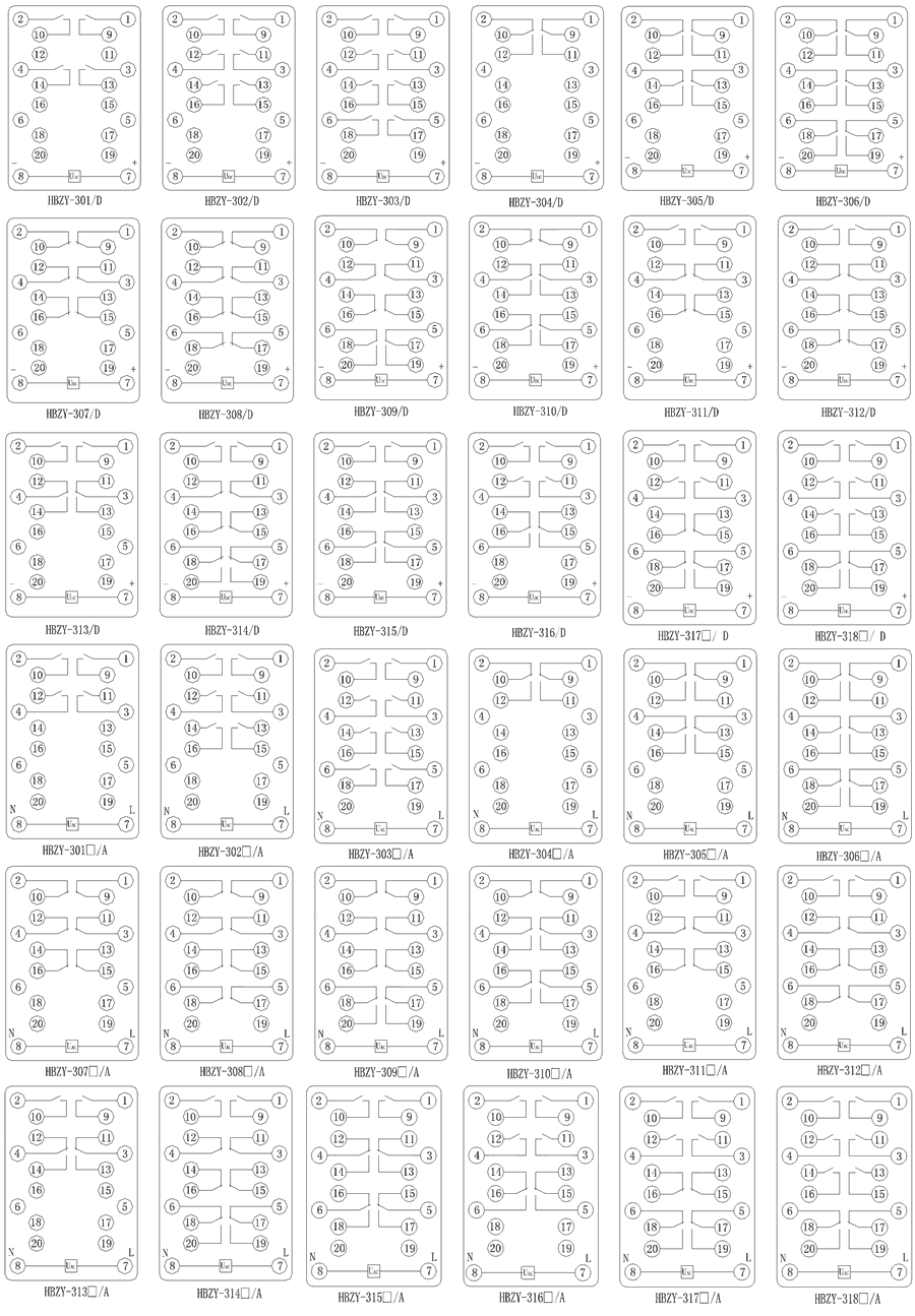 HBZY-317內(nèi)部接線圖