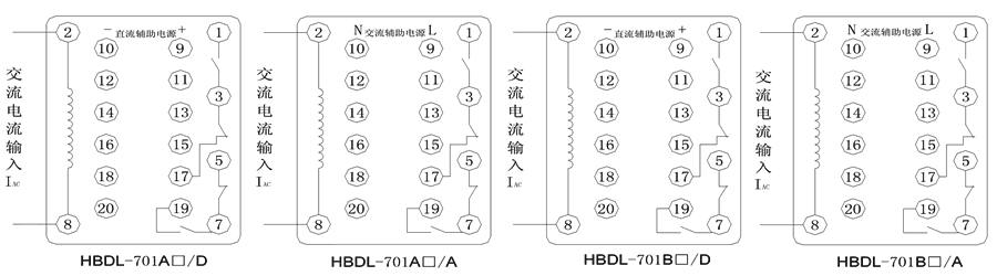 HBDL-701B1/A內(nèi)部接線圖