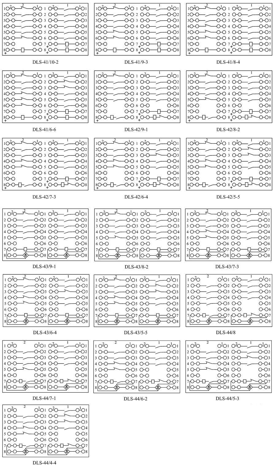 DLS-42/8-2內(nèi)部接線圖